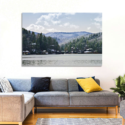 Lake Rabun Winter Scene Wall Art