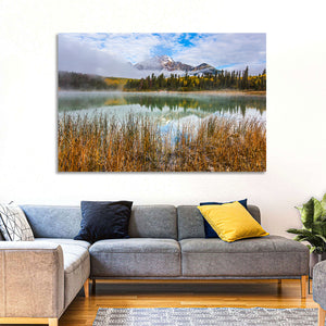 Pyramid Mountain from Patricia Lake Wall Art