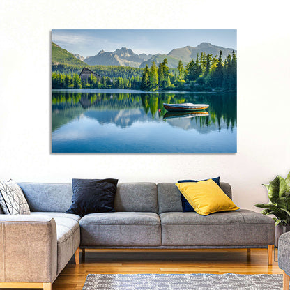 Štrbské Pleso Reflection Wall Art