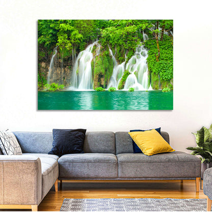 Plitvice Lakes Cascades Wall Art