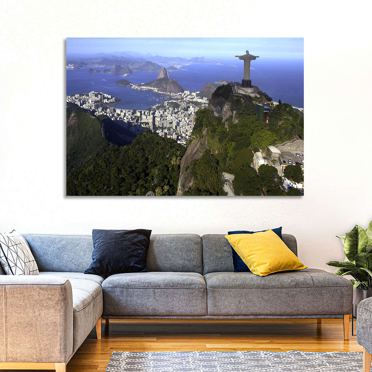 Christ the Redeemer Over Rio De Janeiro Wall Art