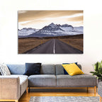 East Fjords Road at Dusk Wall Art
