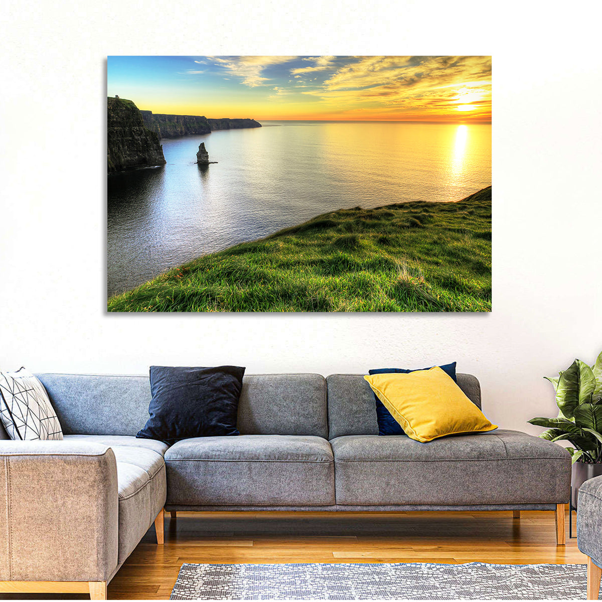 Cliffs of Moher at Sunset Wall Art