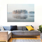 Misty Karelia Lake Wall Art