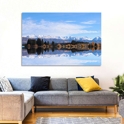 Ruataniwha Lake Reflection Wall Art