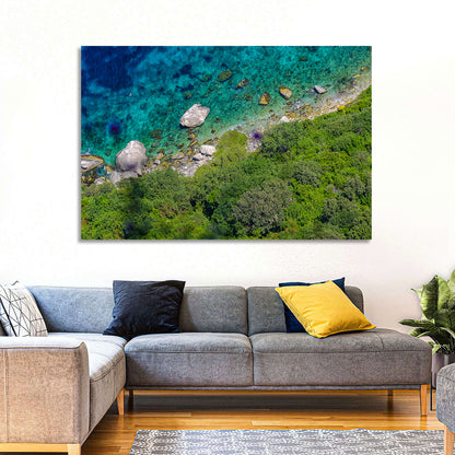 Capri Island Coast Wall Art