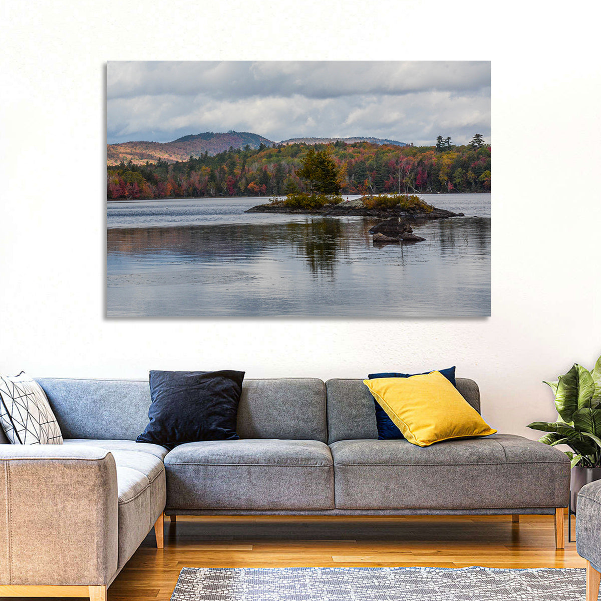 Lake Umbagog Autumn Reflection Wall Art
