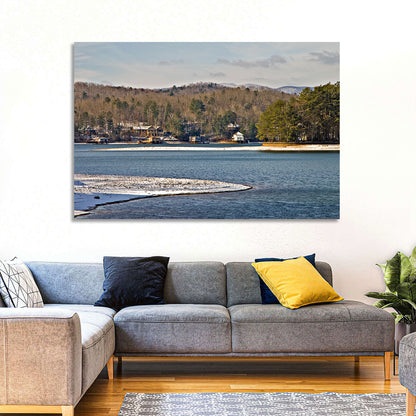 Lake Burton Winter Shoreline Wall Art