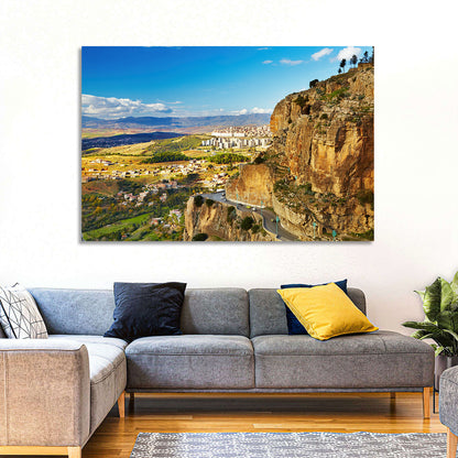 Constantine Cliffside at Golden Hour Wall Art