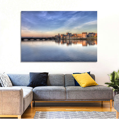 King John's Castle at Sunset Wall Art