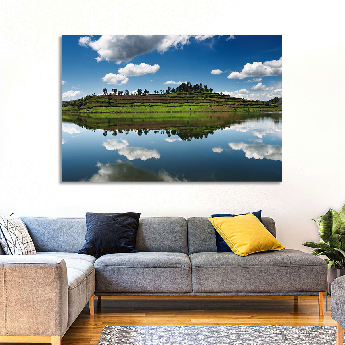 Bunyonyi Lake Reflection Wall Art