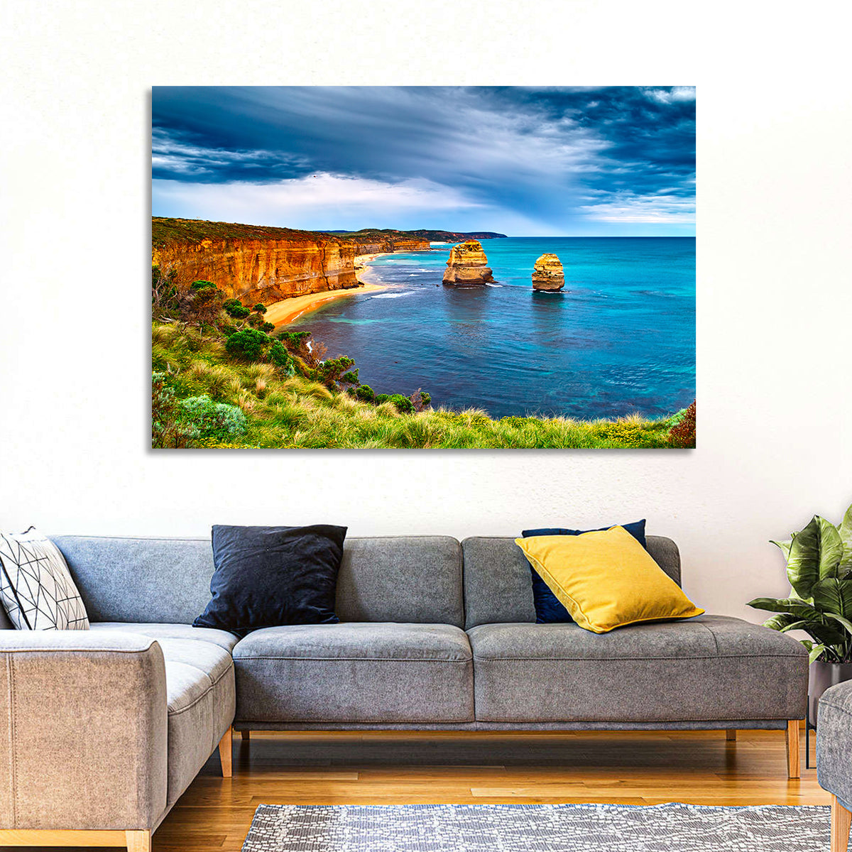Twelve Apostles at Port Campbell Wall Art in a room, landscape