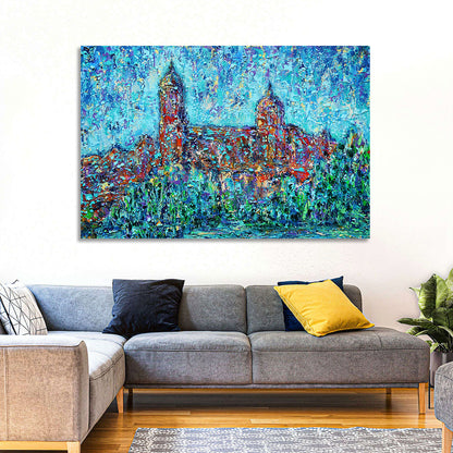 Salamanca Dual Domes Reflection Wall Art