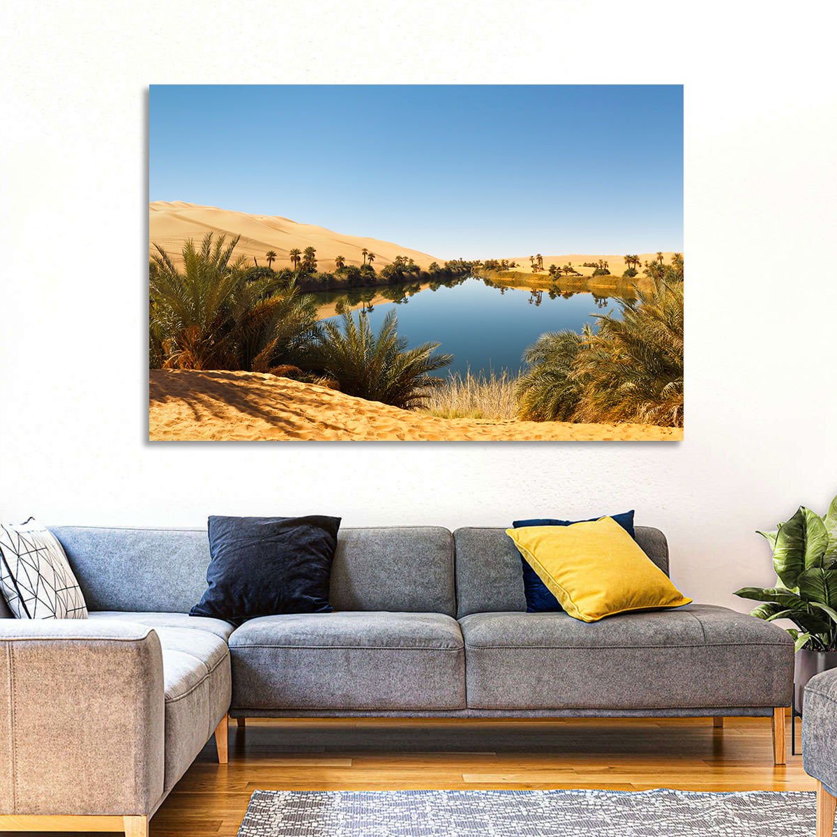 Umm Al Ma Desert Oasis Wall Art