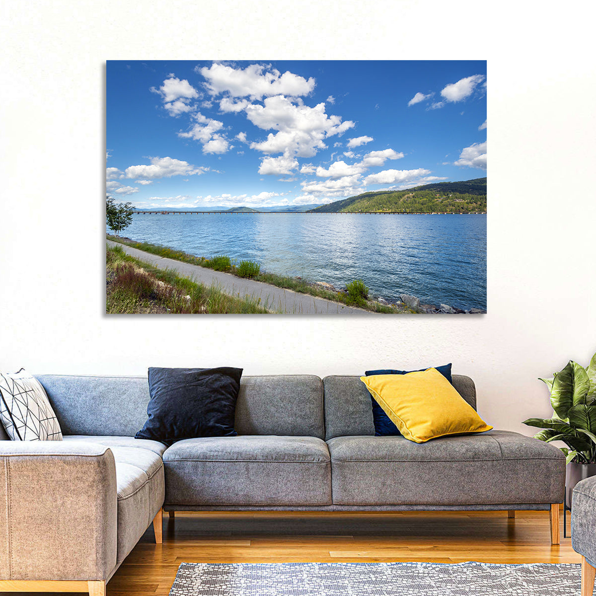 Lake Pend Oreille Bridge View Wall Art