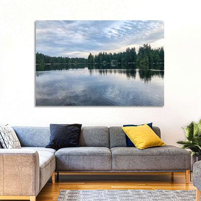 Beaver Lake Park Sunrise Reflection Wall Art