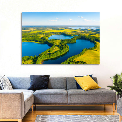 Narachanski Lake Meadows Aerial View Wall Art