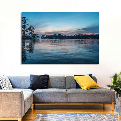 Lake Wateree Twilight Reflection Wall Art