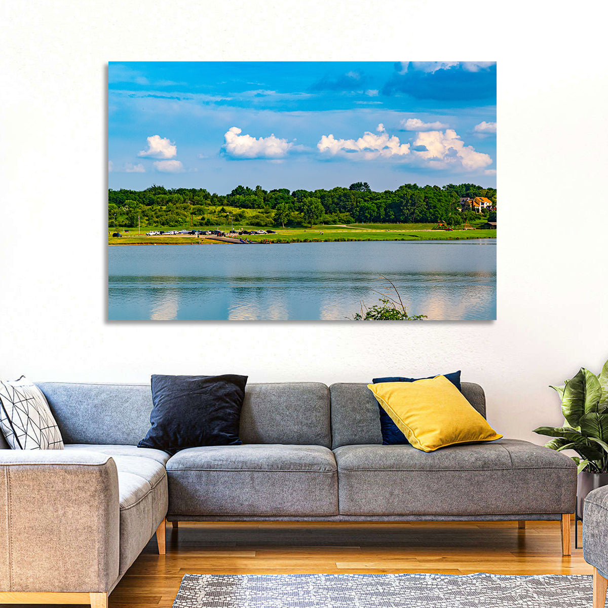Zorinsky Lake Reflection Wall Art