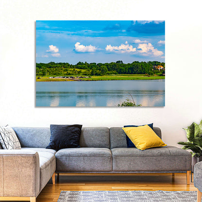 Zorinsky Lake Reflection Wall Art