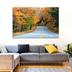 Autumn Road in New Hampshire Wall Art