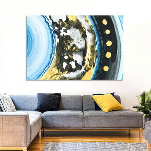 Planet Rings Abstract Wall Art