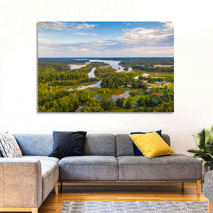 Lake Oconee Aerial Landscape Wall Art