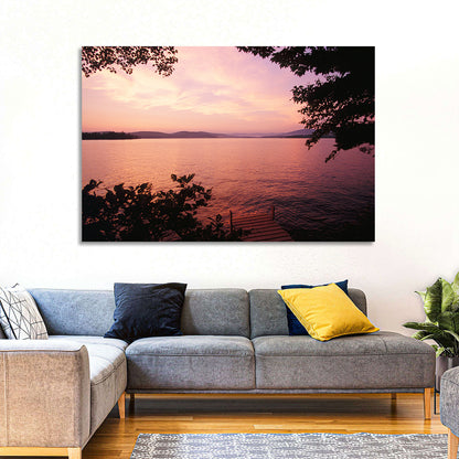 Lake Winnipesaukee Sunset Wall Art