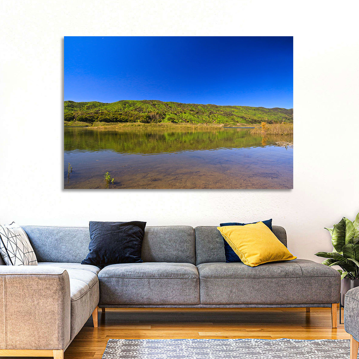 Santa Barbara Lake Reflection Wall Art