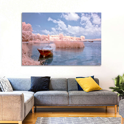 Golyazi Lake Boat Wall Art