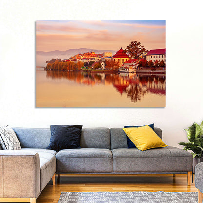 Svět Pond, Trebon Sunrise Wall Art