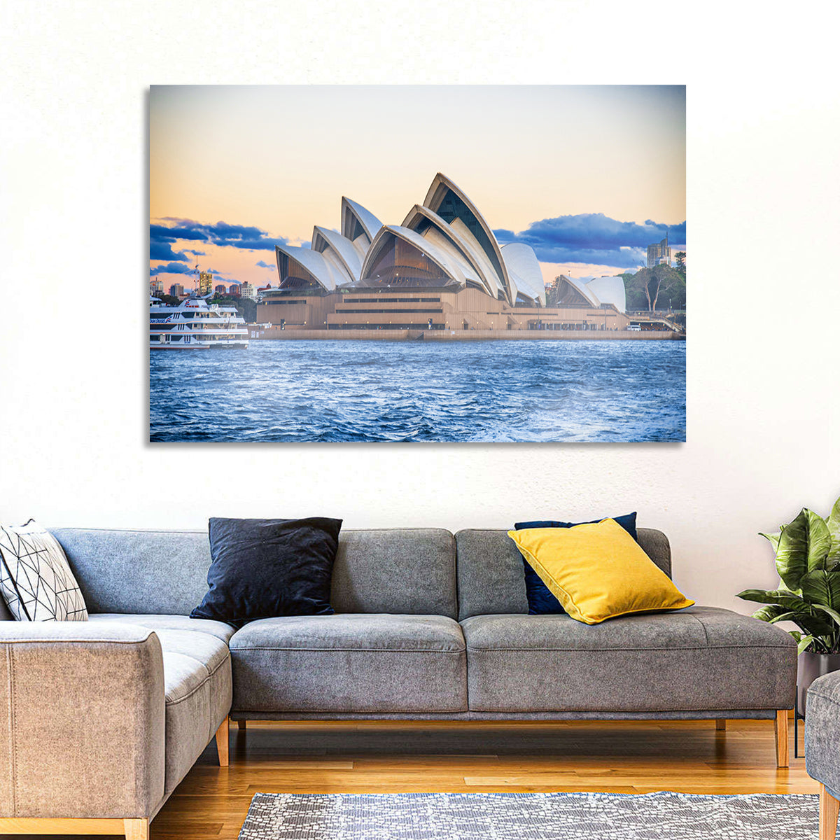 Sydney Opera House at Dusk Wall Art