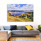 Oberon Lake Aerial Landscape Wall Art