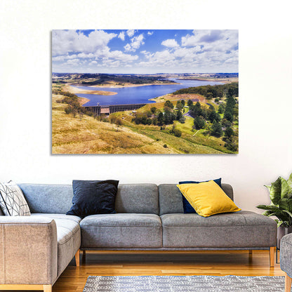Oberon Lake Aerial Landscape Wall Art