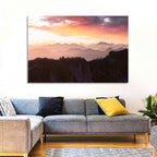 Vancouver Mountains at Sunset Wall Art