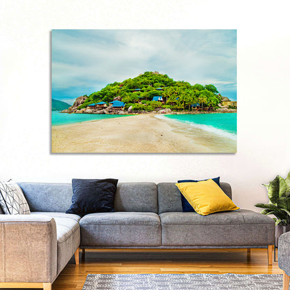 Koh Nang Yuan Sandbar Island Beach Wall Art