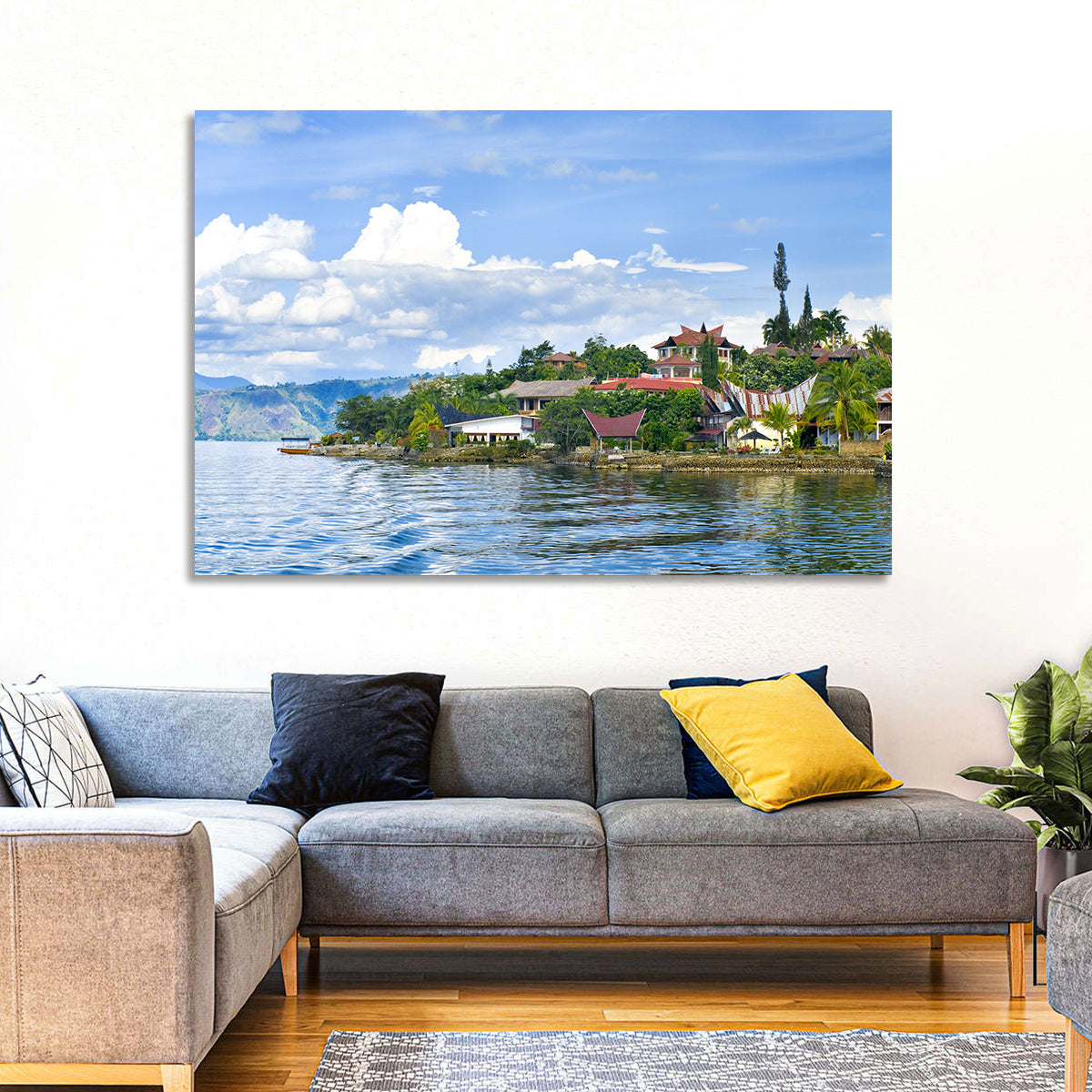 Samosir Island, Lake Toba Wall Art in a room, landscape