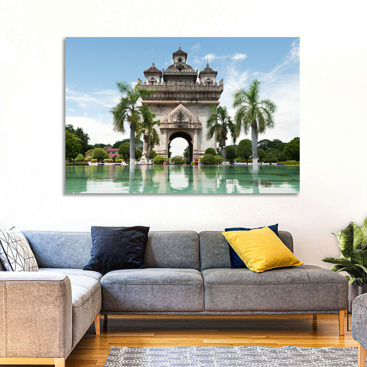 Patuxai Victory Gate Vientiane Wall Art