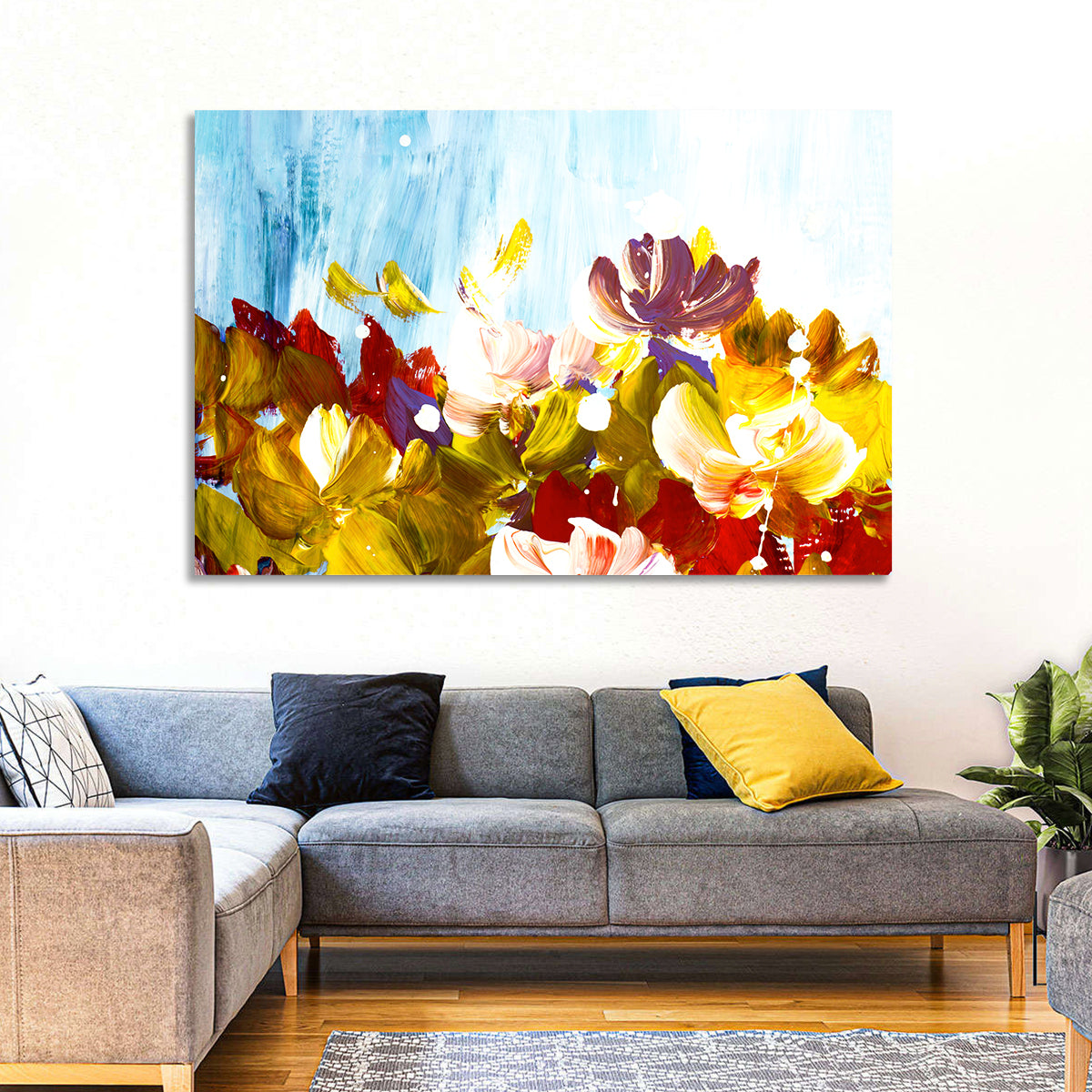 Impasto Floral Garden Wall Art