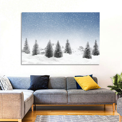 Winter Trees Landscape Wall Art