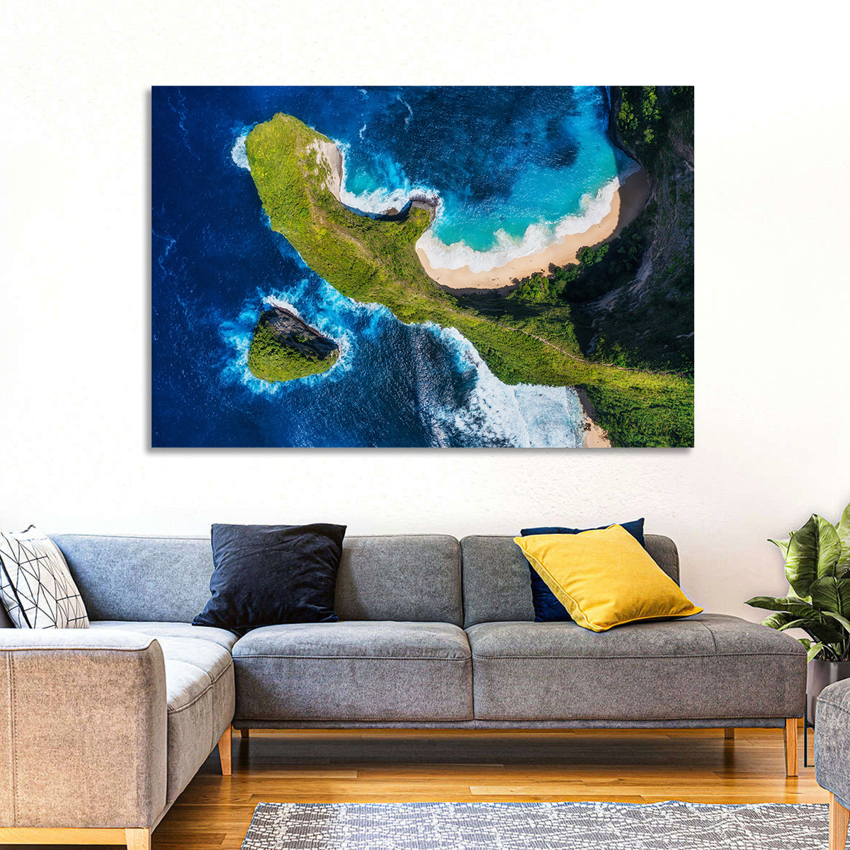 Kelingking Beach Cliffs Wall Art