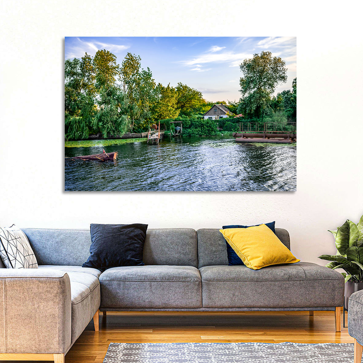 Konka River Golden Hour Wall Art