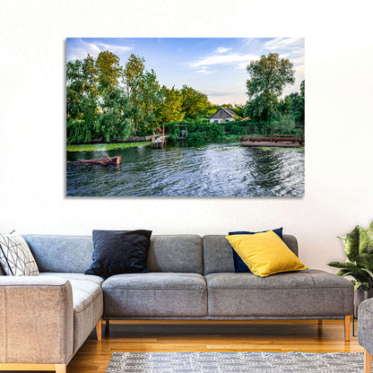 Konka River Golden Hour Wall Art