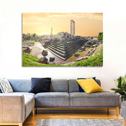 Temple of Apollo at Didyma at Golden Hour Wall Art