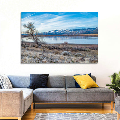 Winter Washoe Lake Morning Wall Art