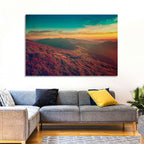 Alpine Rhododendrons at Golden Sunrise Wall Art