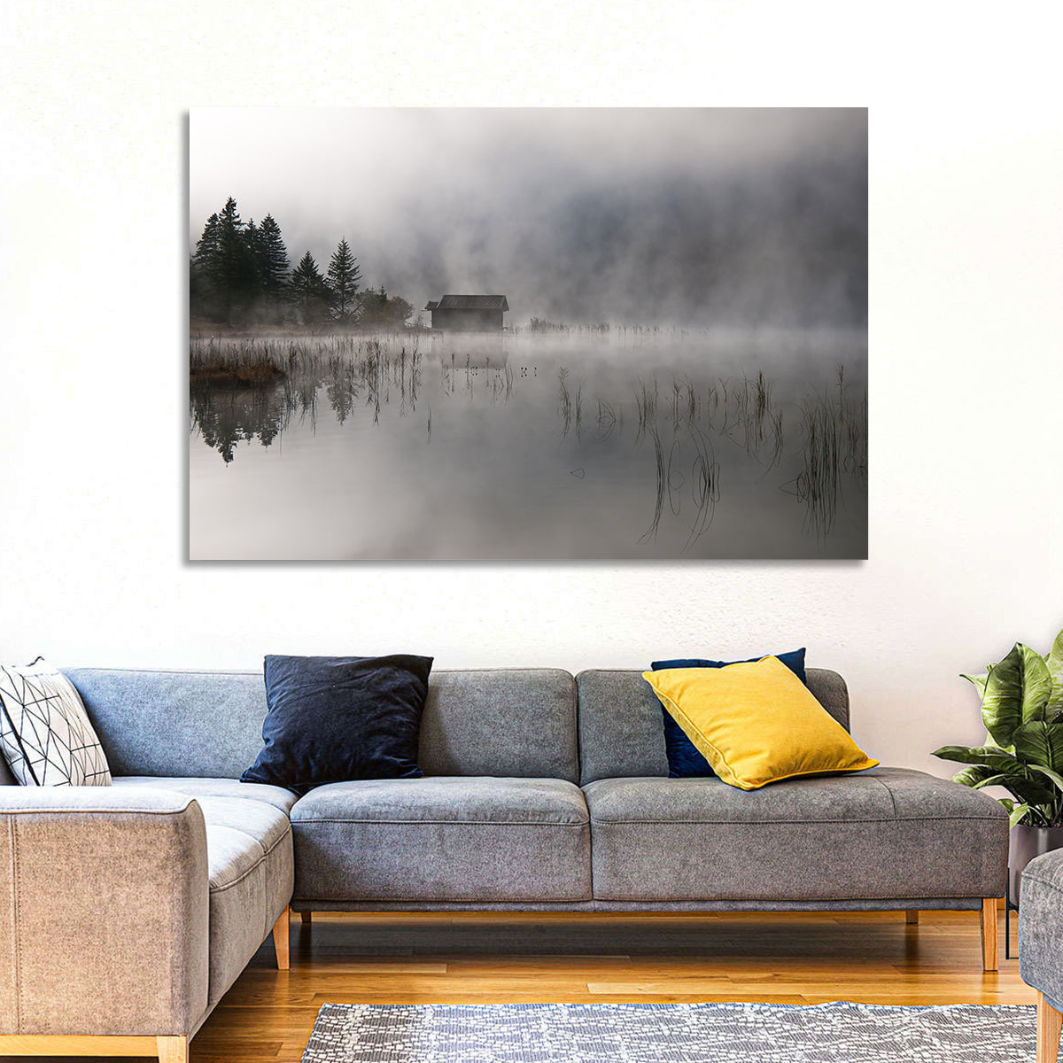 Ferchensee Morning Mist Wall Art