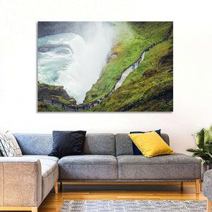 Gullfoss Waterfall Wall Art