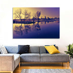Winter Lake Morning Wall Art