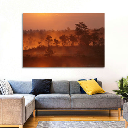 Kakerdaja Bog at Sunrise Wall Art